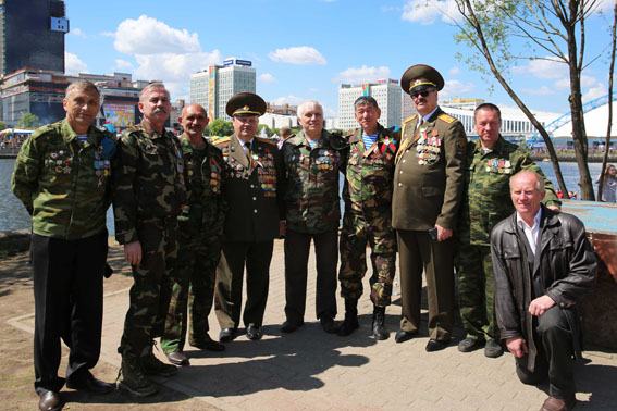 Встреча ветеранов в День 70-й годовщины со Дня Победы советского народа в Великой Отечественной войне
