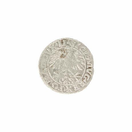 Монета номиналом ½ гроша. Великое Княжество Литовское. 1550 г.