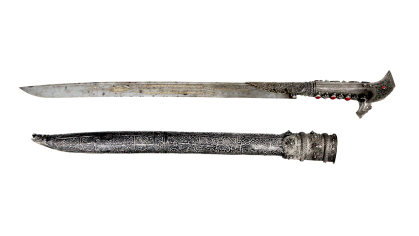 Меч (ятаган), падарунак Герою Савецкага Саюза В. А. Парахневічу.