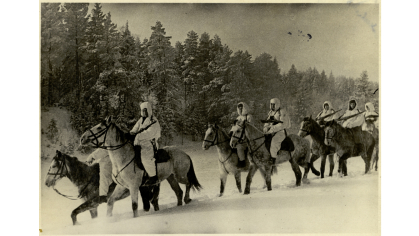 Декабрьский рейд по тылам. Конники Л.М. Доватора.